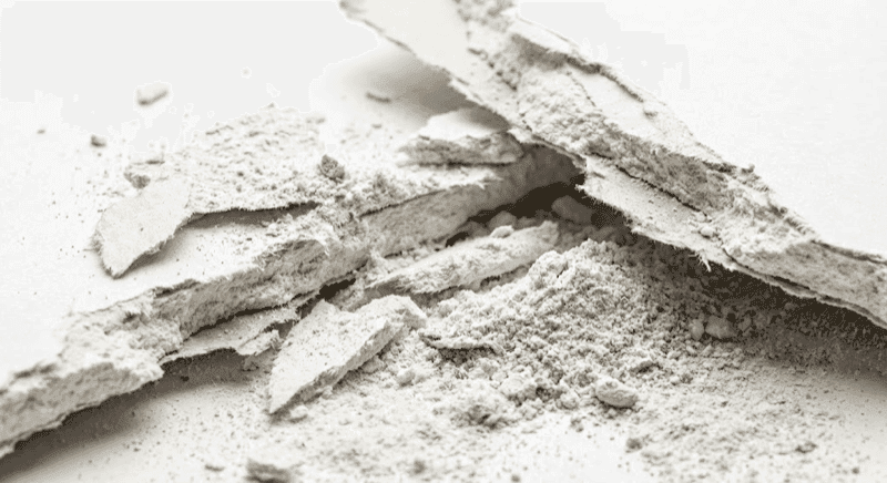 Resíduos de gesso e drywall para descarte especial