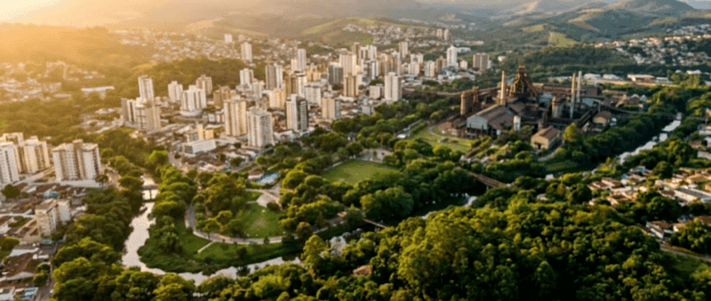 Vista aérea de Vila Velha